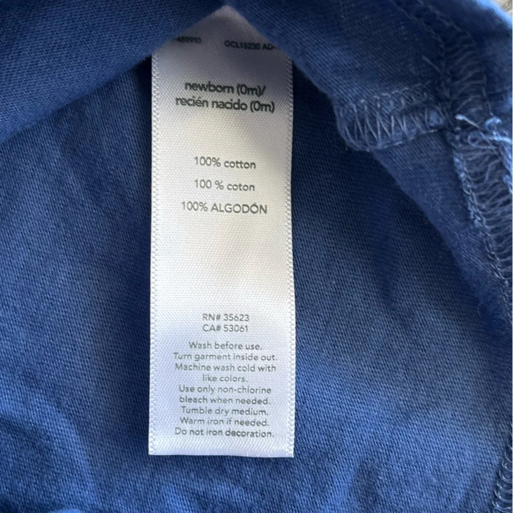 Carter’s Just One You Newborn Baby Boy Dinosaur Tank Top Shorts Outfit Blue - Picture 6 of 6